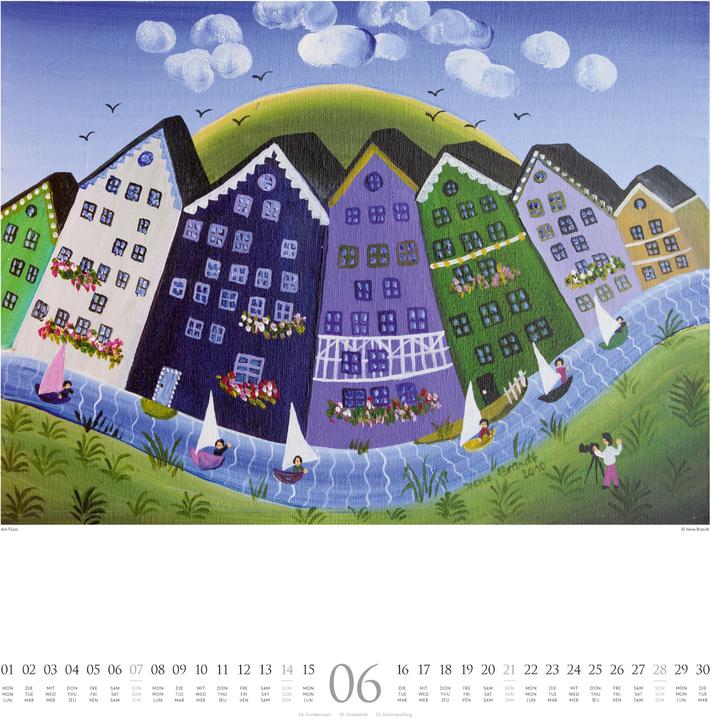 Image du produit Naive Malerei Kalender 2026 (48 x 54 cm, Couverture rigide, Allemand, Anglais, Français)