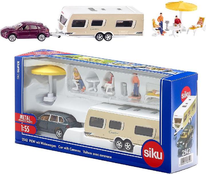 Image du produit Siku Voiture avec caravane