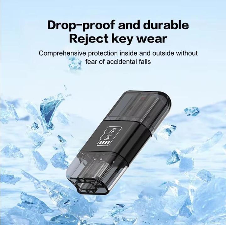 Produktbild PowerGuard USB-C USB-A OTG to MicroSD Cardreader Photo File Adapter (USB, Micro USB, USB-C)