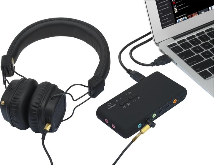 Produktbild Renkforce Externe USB 7.1 Kanal Soundkarte USB (USB)