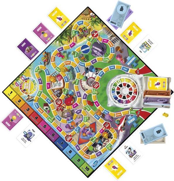 Actual product image Hasbro Gaming Game of life (German)