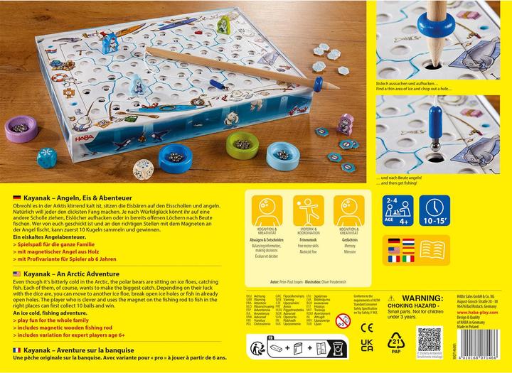 Image du produit Haba Kayanak - Pêche, glace et aventure (Allemand, Français, Italien)