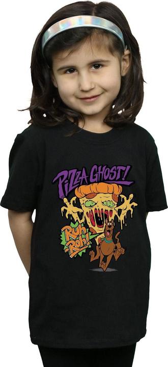 Actual product image Scooby Doo Girls Pizza Ghost Cotton T-Shirt (152, 158)