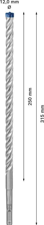 Actual product image Bosch Professional Zubehör Hammer drill (12 millimetres)