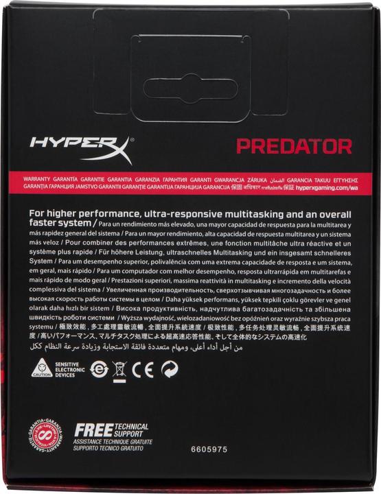 Actual product image HyperX Predator (2 x 8GB, 3000 MHz, DDR4-RAM, DIMM)