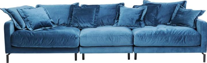 Kare Design Sofa Lullaby pétrole (3 places)