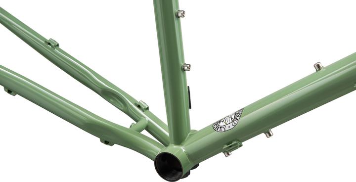 Actual product image Ritchey Outback V4 Disc Gravel Frame Kit, 650B/700C, Di2, M, winter sage/white