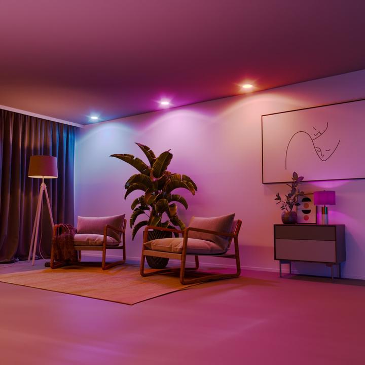 Immagine prodotto Hama Lampada LED intelligente, Matter, E27, retrò, filamento ST64, RGBW, dimmerabile, con app (E27, 4.90 W, 470 lm, 1 x, F)