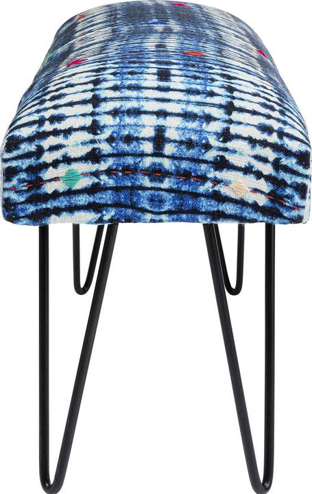 Actual product image Kare Design Bench Desna Patchwork Blue 80cm (80 cm)