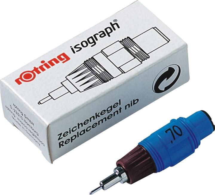 Produktbild Rotring Zeichenkegel zu Isograph (Blau, Silber, 1 x)