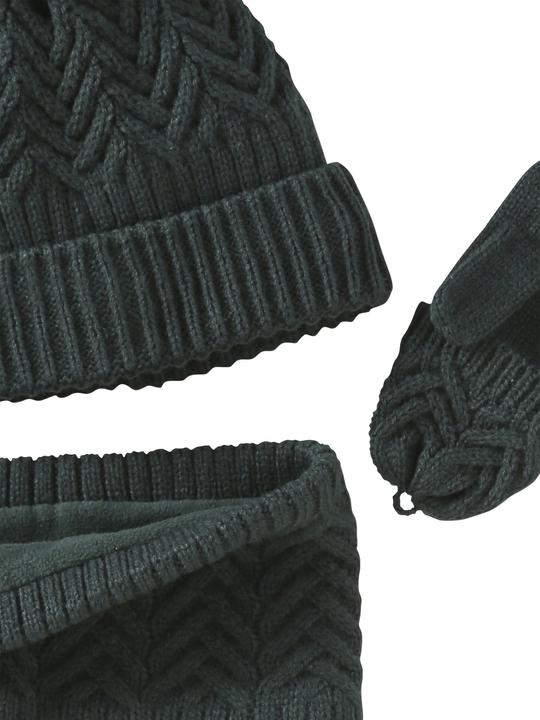 Immagine prodotto Vertbaudet Set per bambini: cappello, sciarpa rotonda e guanti