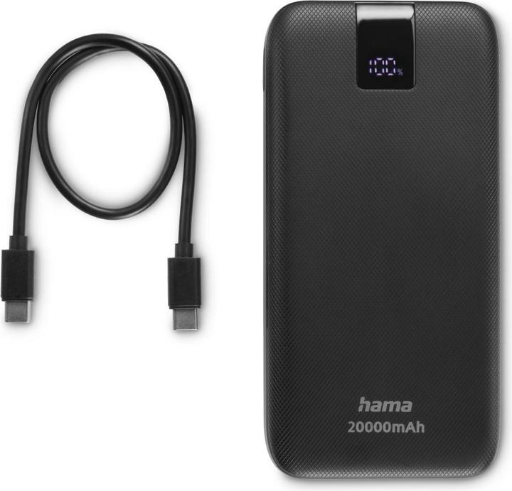 Actual product image Hama Power Pack PD 20 (20000 mAh, 20 W, 74 Wh)