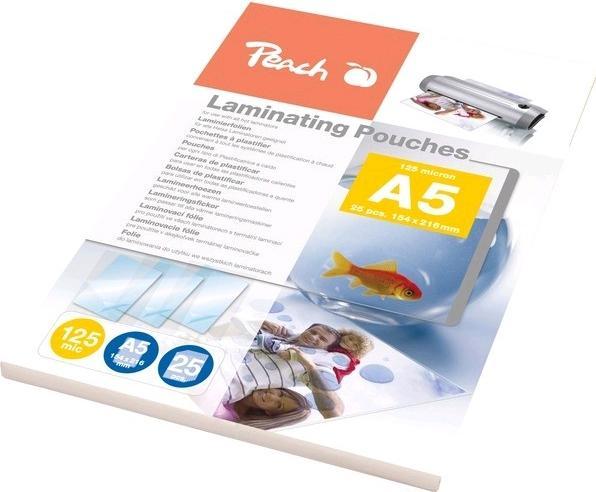 Produktbild Peach Laminierfolie A5 (A5, 25 Stück, 125 µm)