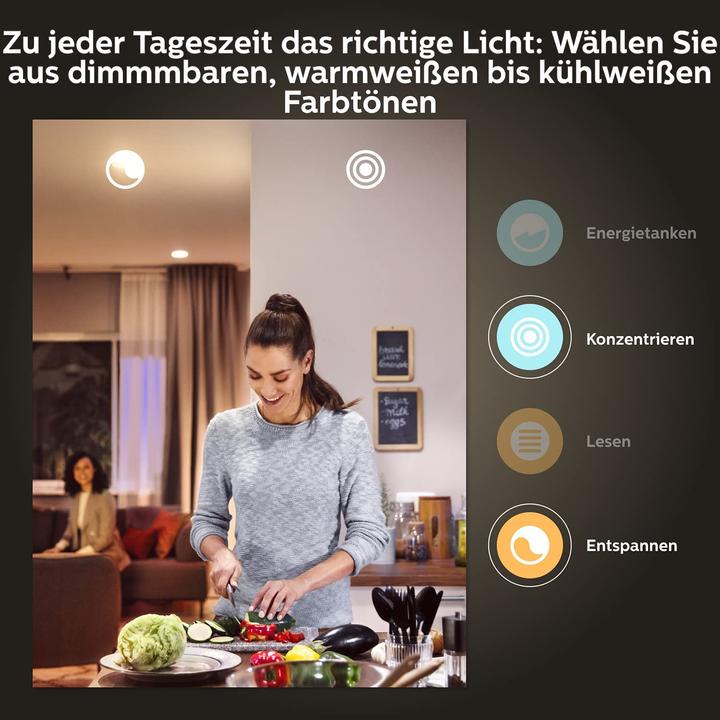 Actual product image Philips Hue White & Color Ambiance BT (E27, 11 W, 1100 lm, 1 x, F)