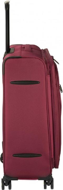 Actual product image D&N Travel Line 9704 4-wheel trolley M 68 cm with expansion fold (75 l, M (50 - 90l))