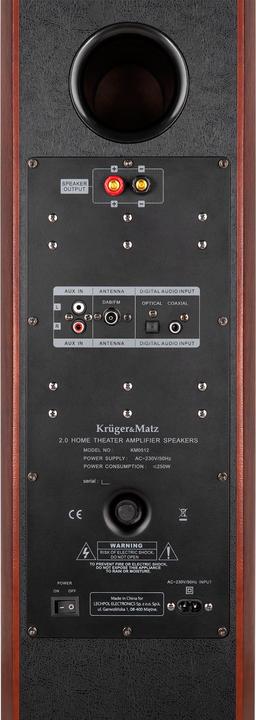 Produktbild Krüger&Matz Kolugna Kruger & Matz KM0512 160 W (1 Paar, 160 W)