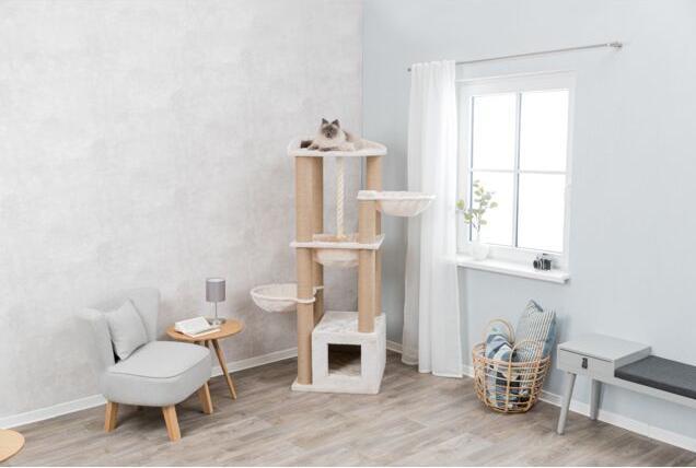 Immagine prodotto Trixie Albero del gatto XXL Elia (172 cm, Crema)