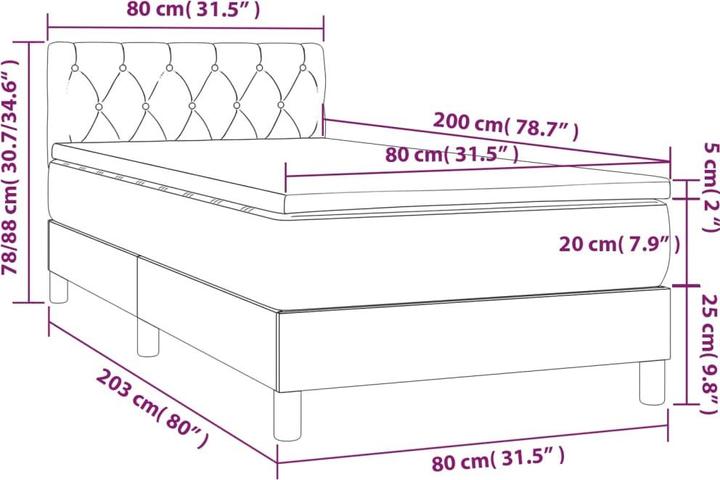Produktbild VidaXL Jace (80 x 200 cm)