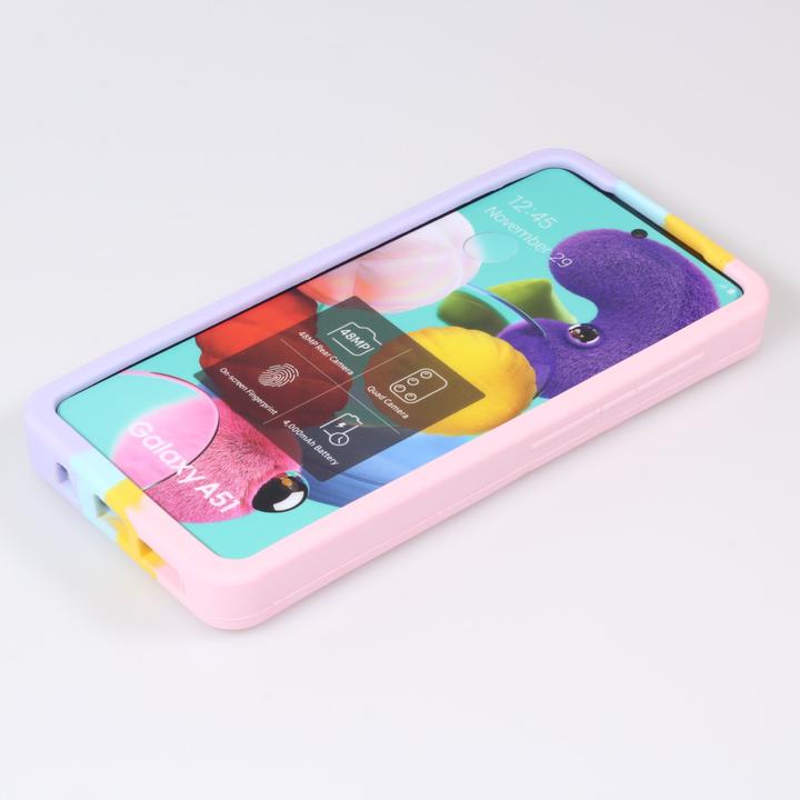 Image du produit PhoneLook Coque Silicone jeu éclate bulles anti-stress arc-en-ciel (Samsung Galaxy A52)