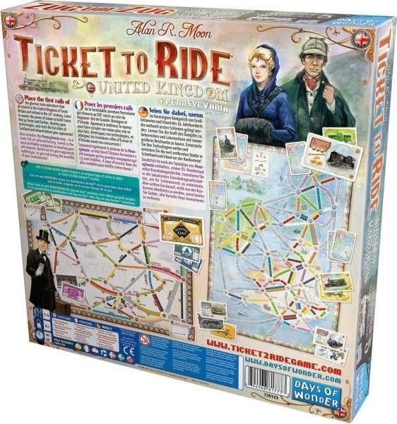 Actual product image Days of Wonder Step by step: United Kingdom Enlargement (German, English, French)