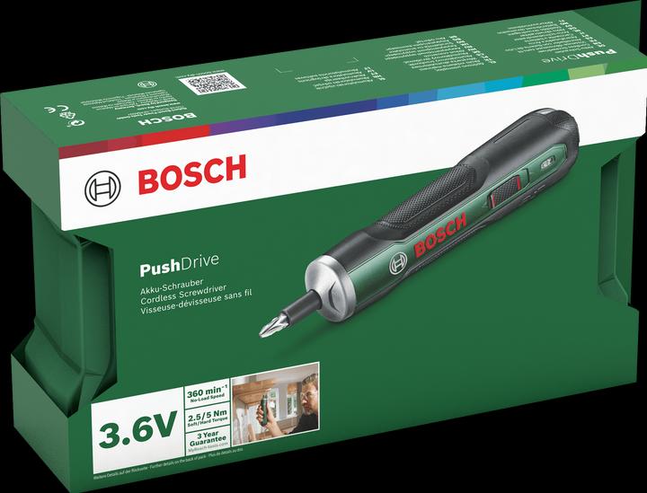 Actual product image Bosch Home & Garden Push Drive 3.6V (Rechargeable battery operated)