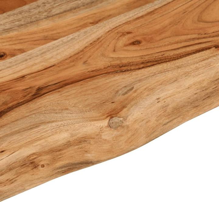 Produktbild VidaXL Wandregal Rechteckig Baumkante Hängeregal Büro Regal Massivholz Akazie (20 x 2.5 x 2.5 cm)