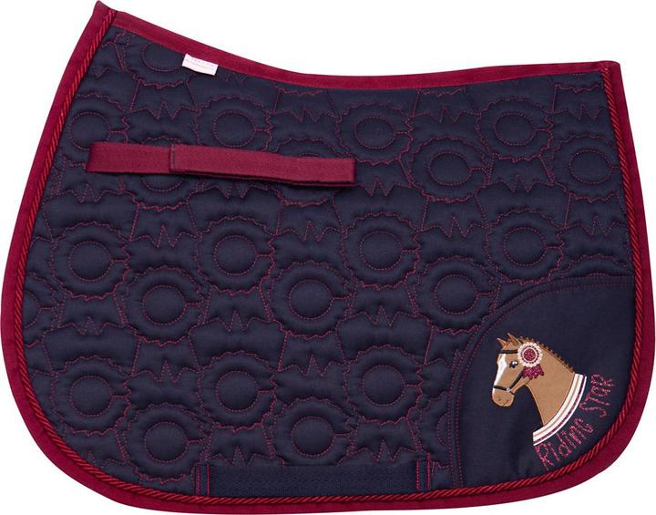 Actual product image Hy Equestrian Riding Star Rosette Horse Saddlepad