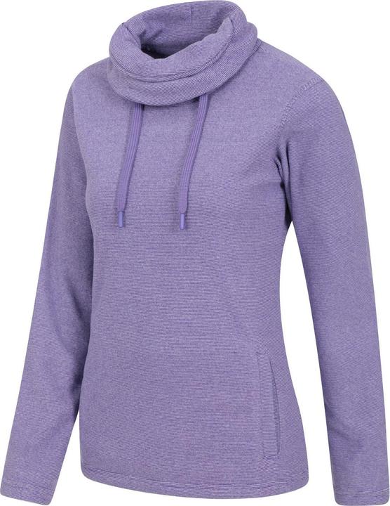 Actual product image Mountain Warehouse Womens/Ladies Hebridean Cowl Neck Fleece Top (32 D)