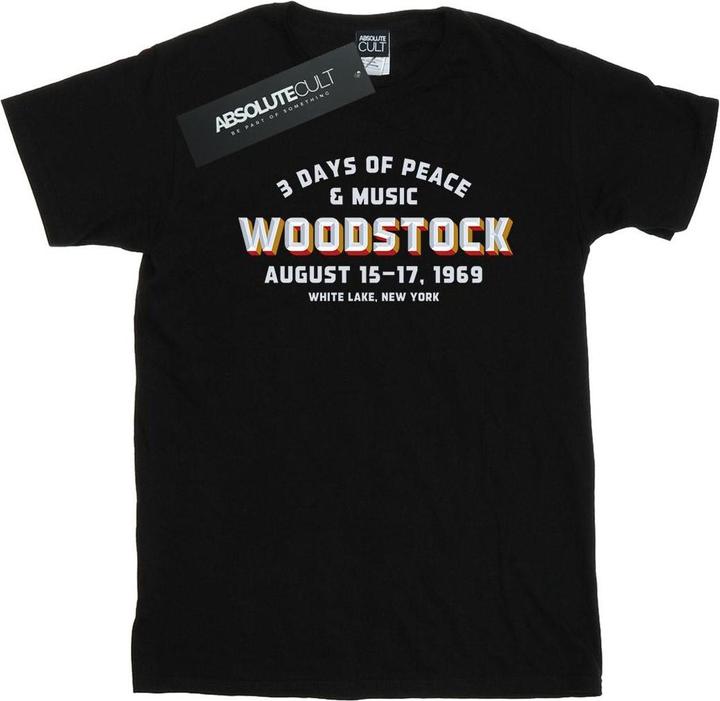 Immagine prodotto Woodstock Varsity 1969 Maglietta Ampia Donna (3XL)