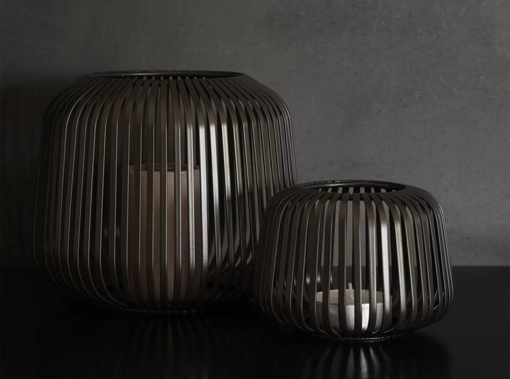 Produktbild Blomus Laterne -LITO- Farbe Champagne Kerzenhalter Windlicht (S) 20 x 20 x 17 cm (20 x 20 x 17 cm, 1 x)