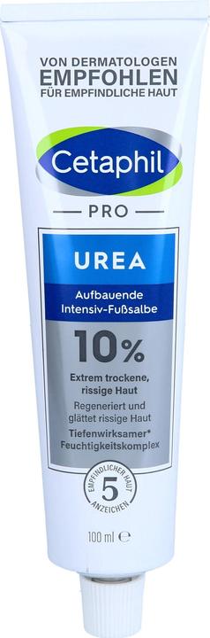 Actual product image Cetaphil Pro Urea 10% restorative intensive foot ointment, 100 g ointment (Foot deodorant & powder)