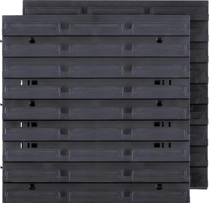 Actual product image Kistenberg WORK BOARD WITH CUFF BLACK 80x40cm 2pcs + 30 CONTAINERS NTBNP3 RED (30 pieces)