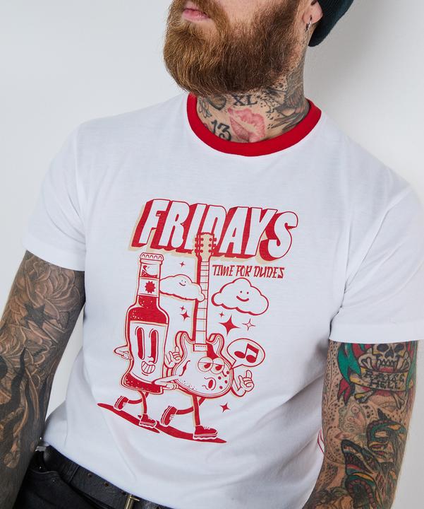 Immagine prodotto Joe Browns Comic Beer & Guitar Graphic T-Shirt (L)
