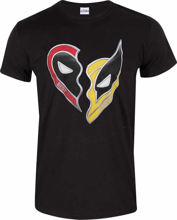 Actual product image Deadpool & Wolverine Unisex Adult Best Friends T-Shirt (L)