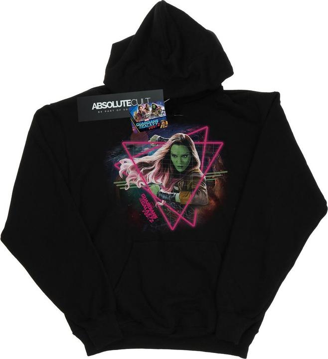 Actual product image Womens/Ladies Guardians Of The Galaxy Neon Gamora Hoodie (S)