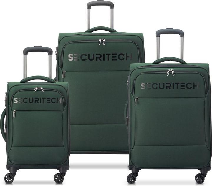 Produktbild Delsey Securitech von Paris - Koffer Set Vanguard - 3 -Stück - Handgepäck 35L + Roller Gepäck 71L un (31 l, Handgepäck (bis 50l))