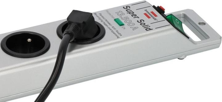 Produktbild Brennenstuhl Super-Solid 8way, 2.5m (polycarbon) (8 x, CEE 7/5, 2.50 m)