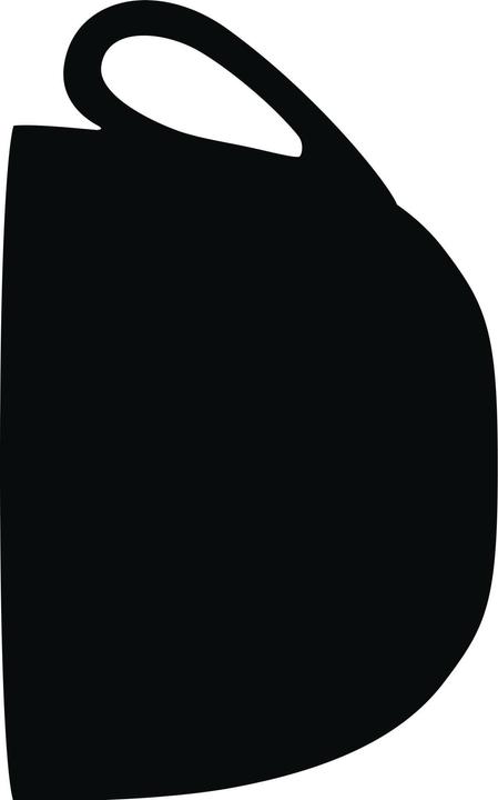 Actual product image Securit Silhouette Cup (Blackboard, 44 x 29 cm)