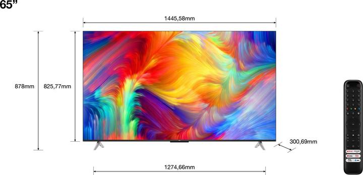 Actual product image TCL 65P638 (65", LED, 4K, 2023)