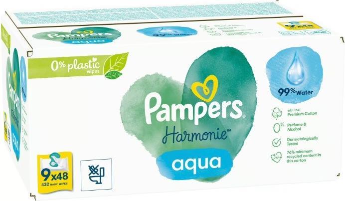 Pampers Harmonie Aqua (432 pièce(s))