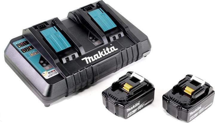 Immagine prodotto Makita DUB 361 PM 2x soffiatore a batteria 18 V / 36 V + 2x batteria BL 1840 B 4 Ah / 4000 mAh (Batteria ricaricabile, Soffiafoglie)