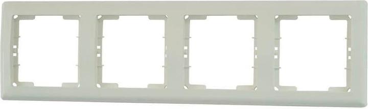 Actual product image Mutlusan Daria 4-fold frame horizontal white for 4 modules