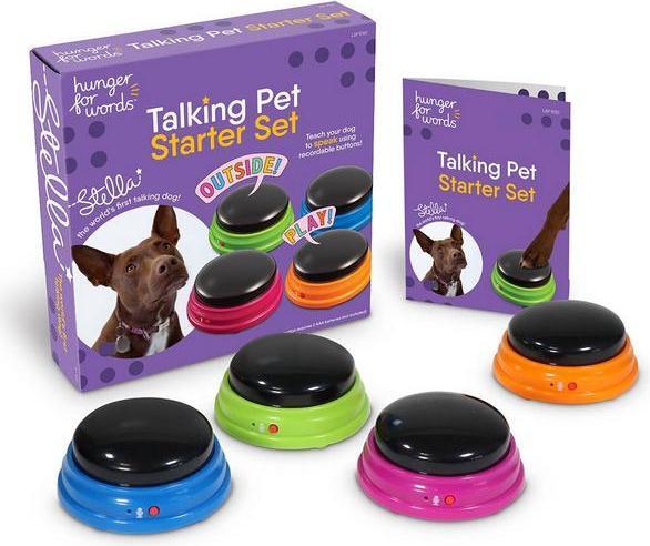 Actual product image Hunger for Words Talking Pet Starter Set (Dog activity toy)