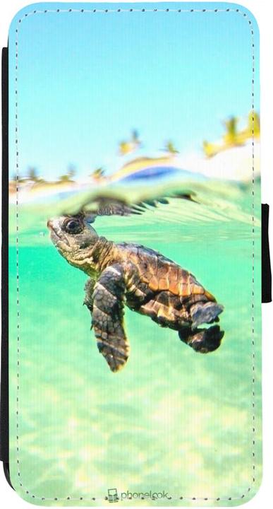 Actual product image PhoneLook Coque Wallet noir Turtle Underwater (Apple iPhone 12)