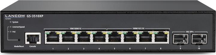 Actual product image Lancom Systems 4x RJ-45,. RJ-45, SFP+, PoE VLAN (10 Ports)