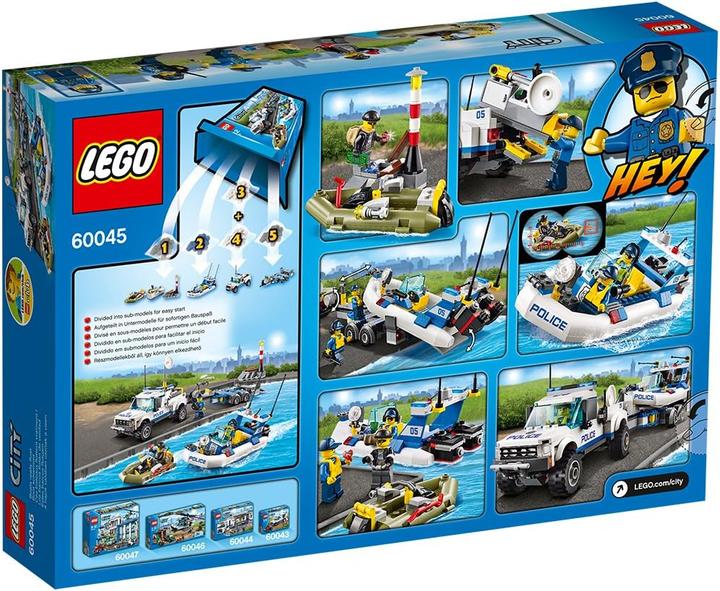 Produktbild LEGO City Polizei Boot Transporter (60045, LEGO City)