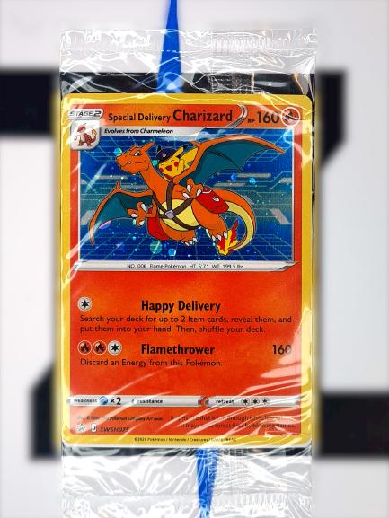 Immagine prodotto Pokémon Special Delivery Charizard SWSH075 - Sword & Shield Promo Sealed - TCG (Inglese, Pacchetto Booster)