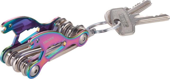 Produktbild Troika Schlüsselanhänger Multitool Irisierend