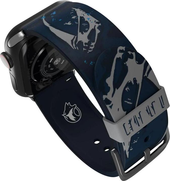 Actual product image Moby Fox Bracelet Smartwatch Star Wars Beskar Armor 22 mm (22 mm, Silicone, Stainless steel, Apple Watch)