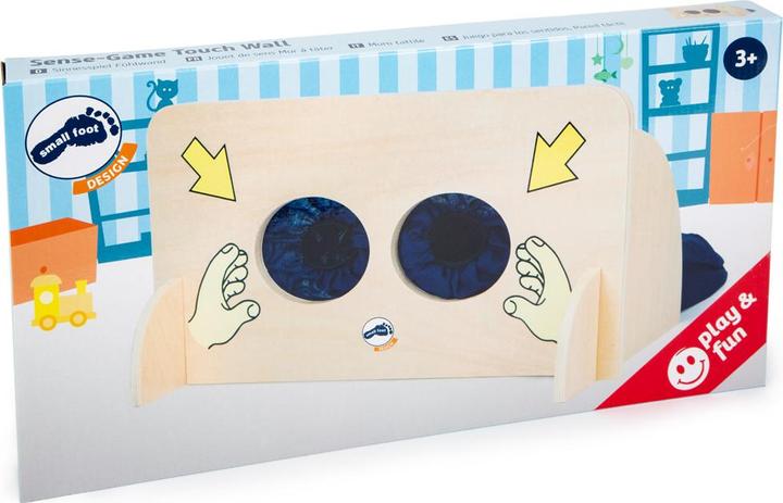 Actual product image small foot Sensory game touch wall (German)